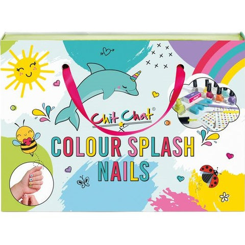 Colour splash nail art 🎀