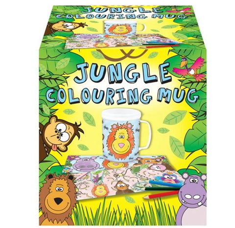 Jungle colouring mug 🪁