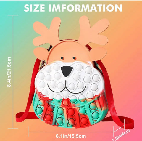 Reindeer pop it bag 🎀