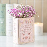 Pink book style vase ❄️