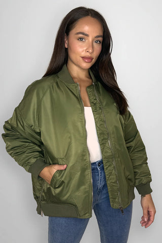 Relaxed fit bomber jacket 🎀